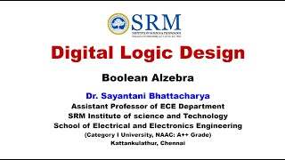 Digital Logic DesignBoolean Alzebra [upl. by Latia]