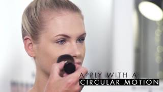 How to Kabuki Brush by Lily Lolo Mineral Cosmetics [upl. by Brandwein]