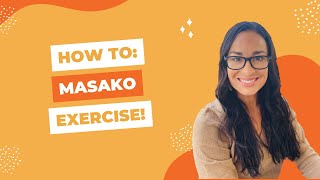 How to Do the Masako Exercise  Dysphagia [upl. by Warton]