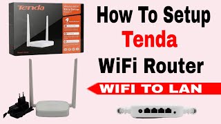 Tenda Router Ko WiFi Se Kaise Connect Kare  How To Setup Tenda Router  2023 [upl. by Isolt]