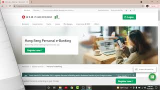 Hang Seng Bank  Register For Online Banking  Sign Up  Enroll hangsengcom [upl. by Palmer]