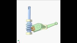 Globoid Worm And Roller Drive [upl. by Malilliw]