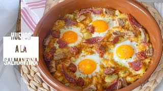 🥚 HUEVOS a la salmantina 👩 [upl. by Aynwad]