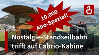 Die StanserhornStory  CabrioSeilbahn amp Nostalgie von 1893 bis heute  Stanserhornbahn  Stans [upl. by Eibor]