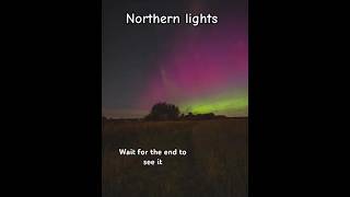 Northern Lights  Aurora  wait for the end to see it aurora travel foreignerseye trendingreels [upl. by Sosthenna]