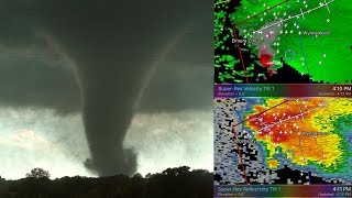 HOW TO SEE A TORNADO ON RADAR [upl. by Danialah]