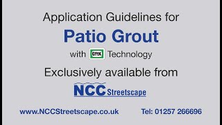 GftKs Patio Grout Application Guidelines for New Patio Paving [upl. by Haroved]