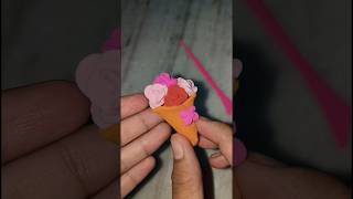 Making flower bouquet 💐 from foam clay diy claycrafts [upl. by Eiramnwad742]