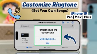 How to Set ANY Song as RINGTONE on iPhone 16s [upl. by Naeruat]