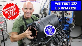 BIGGEST LS INTAKE TEST EVER [upl. by Epuladaug]