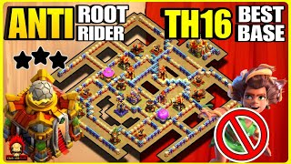 TOP 10 ANTI ROOT RIDER TH16 WAR BASE LINK  TH16 NEW WAR BASE amp LEGEND BASE 2024  TH16 BASE LINK [upl. by Saraiya]