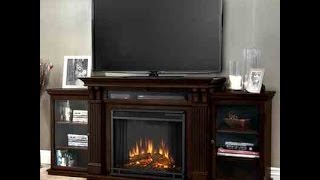 Calie Real Flame Electric Fireplce TV Stand Review  Worth A Look [upl. by Calhoun]