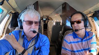 CESSNA CITATION XL Flight to Gunnison Colorado [upl. by Marthe]