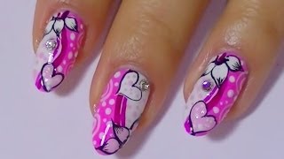 Valentines Day Nail Art  collaboration with 3140babygirl [upl. by Rainer]