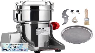 VEVOR 700g Electric Grain Mill Grinder High Speed 2500W Commercial Spice Grinders Review [upl. by Olvan]