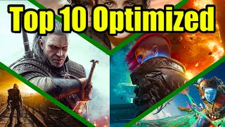 Top 10 Best Xbox Series X Optimized Games to Play 2024 [upl. by Levin]