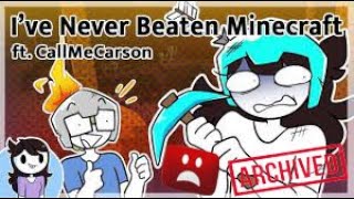 I tried to beat Minecraft with CallMeCarson  Jaiden Animations Reupload [upl. by Onitrof]