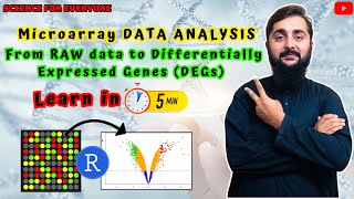 How to find DEGs from Microarray Gene Expression Data in 5 minutes using Rstudio  Complete code [upl. by Rabush263]