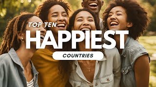 Top 10 Happiest Countries in the World  2024 Happy Countries [upl. by Saxela]