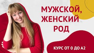 Мужской и Женский Род в Испанском Языке Урок 4 Курс Испанского языка [upl. by Attenyl]