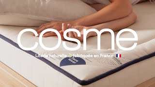 Matelas latex naturel fabriqué en France  Cosme  Literie [upl. by Llenwahs]