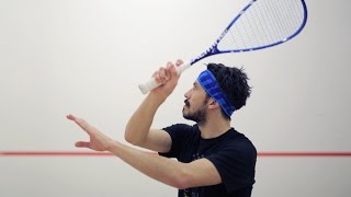 Squash tips Backhand volley fundamentals [upl. by Jaela981]