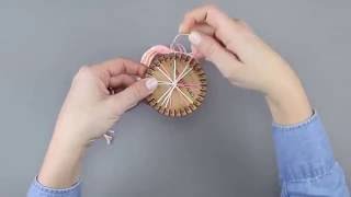 Kumihimo Tutorial Frieda amp Nellies Vintage Inspired Flower Friendship Bracelet [upl. by Nevai]