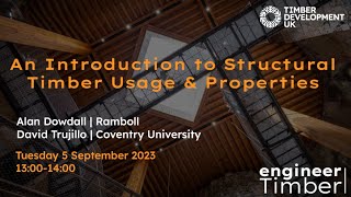 engineerTimber  Introduction to Structural Timber Properties amp Usage [upl. by Guildroy]