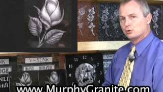 How To Choose A Granite Memorial Design Carving  Murphy Granite [upl. by Aihsei]