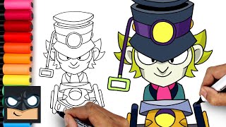 How To Draw Chuck  Brawl Stars [upl. by Sanfo]