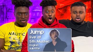 BTS  Jump live from the 5th Muster stage mix 2019 Reaction [upl. by Soirtemed]