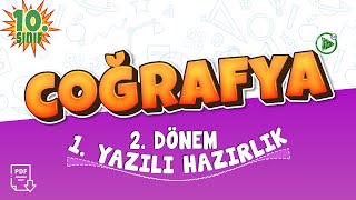 10 Sınıf Coğrafya 2 Dönem 1 Yazılı Çalışması [upl. by Marve388]