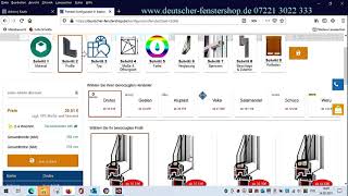 Erklärvideo FensterKonfigurator  Fenster nach Maß  Preis berechnen und kaufen  Videoanleitung [upl. by Karola]
