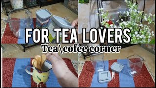 Kitchen organization in a low budget Tea\Coffee corner organization idea ShaguftaHomeDiaries [upl. by Fedak]