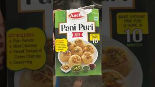 Readymade pani puri yaa😱vlog food ownvoiceaachipanipurikit [upl. by Yeblehs]