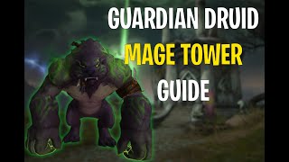 Guardian Druid Mage Tower Guide  Fel Werebear with EASE [upl. by Arimaj]