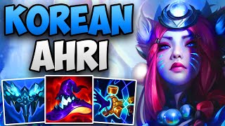 INCREDIBLE AHRI GAMEPLAY IN KOREAN CHALLENGER  CHALLENGER AHRI MID GAMEPLAY  Patch 1321 S13 [upl. by Itagaki]