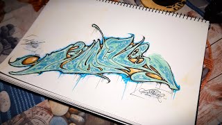 GRAFFITI SKETCH Session2  JOVI2405  2024 [upl. by Norvall]