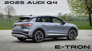 2025 Audi Q4 ETron review  MORE POWER LONGER RANGE AN UPDATED SUSPENSION [upl. by Atilegna]