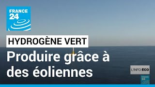 Hydrogène vert produit en mer  une entreprise française teste une première mondiale [upl. by Pastelki930]