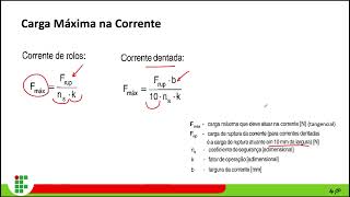 Aula de Seleção  Dimensionamento de Correntes e Engrenagens para Correntes [upl. by Waylan]