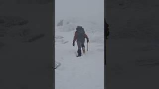 Takie warunki w drodze na Kościelec Tatry 3022024 r tatry góry zima snow nature [upl. by Cheyne]