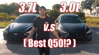 30t Q50 VS 37L Q50 Which is Better RACE [upl. by Chlo]