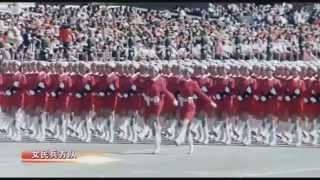 China Female Military Parade HD Soveit March Red Aler 3 [upl. by Loux]