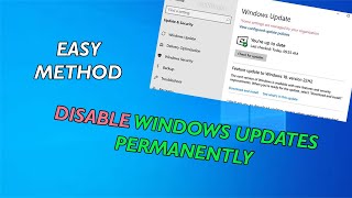 How to Disable Windows Automatic Updates on Windows 10 Easy Solution [upl. by Pyszka]