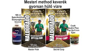 Őszi fogós receptek 2019  11 rész Mesteri method keverék gyorsan hűlő vízre [upl. by Hayikaz765]