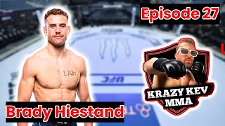 UFC Brady Hiestand talks about June Fight Future Opponents TUF experience and more [upl. by Ecnarrat]