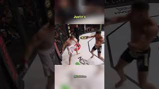 Justin Gaethje Vs OneArmed Fighter 🫨 [upl. by Nyssa87]