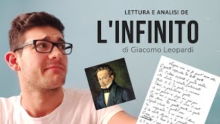 LINFINITO di Giacomo Leopardi Analisi e Lettura  LetteraturEASY [upl. by Einaeg]