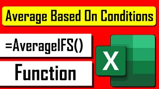 How to Use AVERAGEIFS Function in Excel [upl. by Yelkcub]